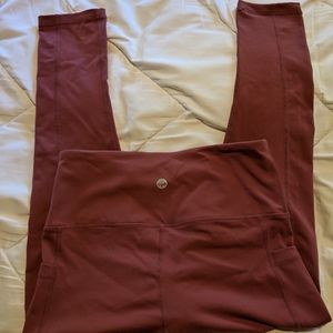 Senita Athletics Marsala Ellie 7/8 Leggings